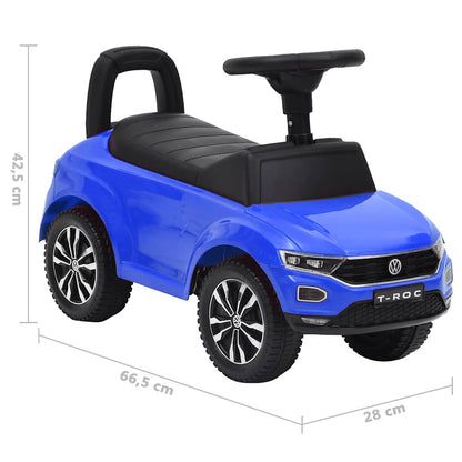 Gåbil Volkswagen T-Roc blå