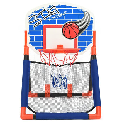 Basketballsett for barn flerfunksjonelt gulv og vegg