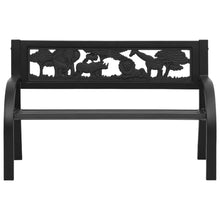 Hagebenk for barn 86 cm stål