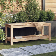 Hagebenk 108x35x45 cm heltre furu