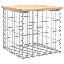 Hagebenk gabiondesign 43x44x42 cm heltre furu