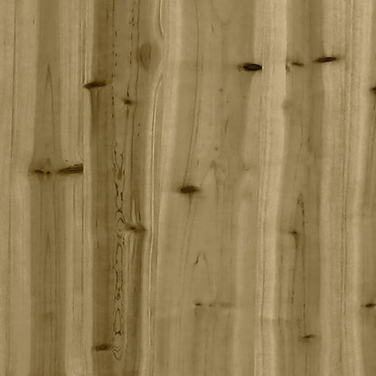 Hagebenk gabiondesign 83x31,5x42 cm impregnert furu