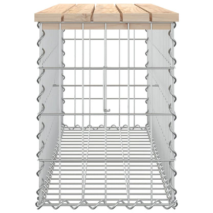 Hagebenk gabiondesign 103x31,5x42 cm heltre furu