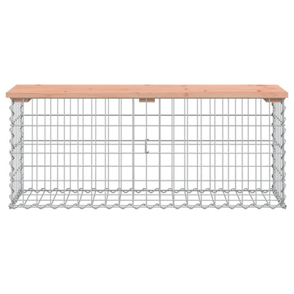 Hagebenk gabiondesign 103x31,5x42 cm heltre douglasgran
