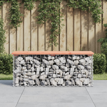 Hagebenk gabiondesign 103x31,5x42 cm heltre douglasgran