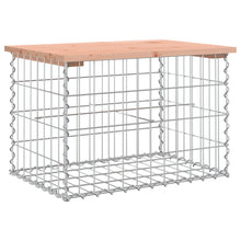 Hagebenk gabiondesign 63x44x42 cm heltre douglasgran