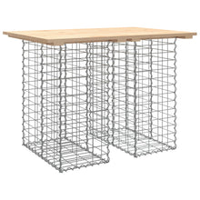 Hagebenk gabiondesign 100x70x72 cm heltre furu