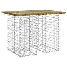 Hagebenk gabiondesign 100x70x72 cm impregnert furu