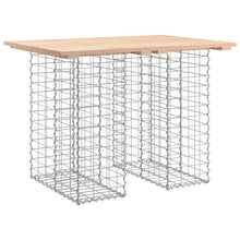Hagebenk gabiondesign 100x70x72 cm heltre furu
