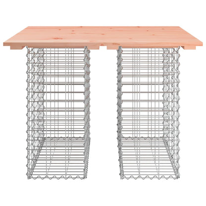 Hagebenk gabiondesign 100x102x72 cm heltre douglasgran