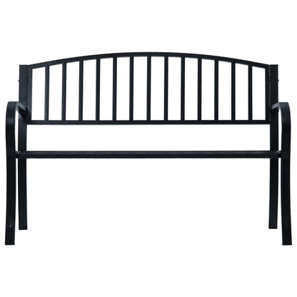 Hagebenk svart 120 cm stål
