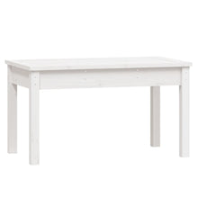 Hagebenk hvit 80x44x45 cm heltre furu