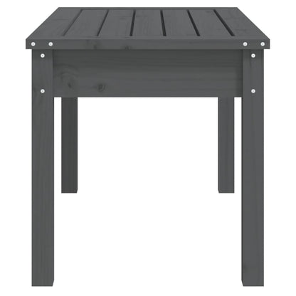 Hagebenk grå 80x44x45 cm heltre furu