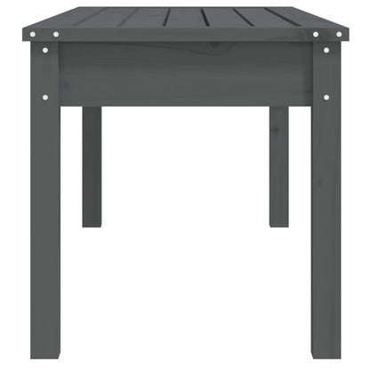 Hagebenk grå 109x44x45 cm heltre furu