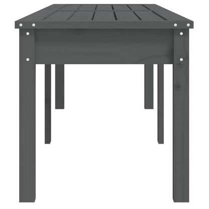 Hagebenk 2 seter grå 159,5x44x45 cm heltre furu