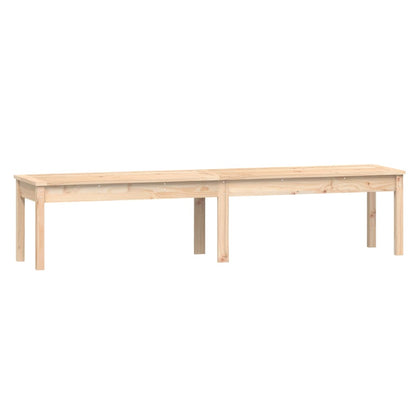 Hagebenk 2 seter 203,5x44x45 cm heltre furu