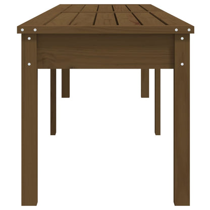Hagebenk 2 seter honningbrun 203,5x44x45 cm heltre furu