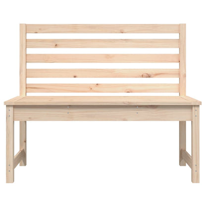 Hagebenk 109 cm heltre furu