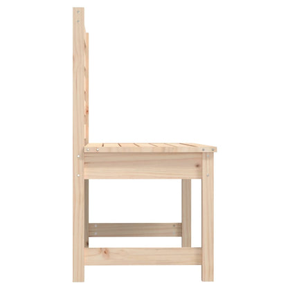 Hagebenk 109 cm heltre furu