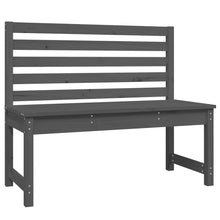 Hagebenk grå 109 cm heltre furu