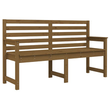Hagebenk honningbrun 159,5x48x91,5 cm heltre furu