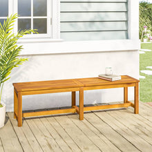 Hagebenk 150x35x45 cm heltre akasie