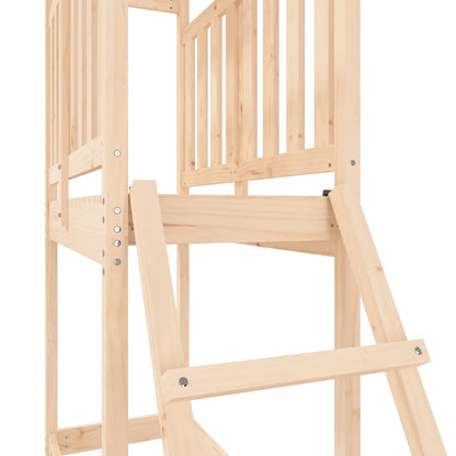 Utendørs lekesett 53x110x214 cm heltre furu