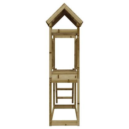 Utendørs lekesett 53x110x214 cm impregnert furu