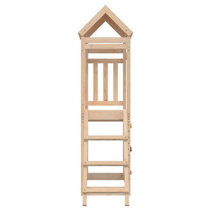 Utendørs lekesett 52,5x110,5x214 cm heltre furu