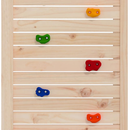 Utendørs lekesett 52,5x110,5x214 cm heltre furu