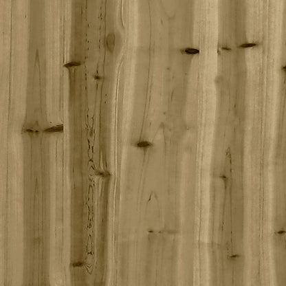 Utendørs lekesett 52,5x110,5x214 cm impregnert furu