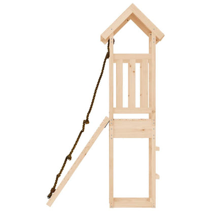 Lekehus med klatrevegg heltre furu