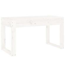 Hagebenk hvit 80x38x45 cm heltre furu