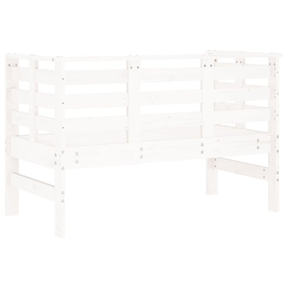 Hagebenk hvit 111,5x53x71 cm heltre furu