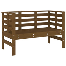 Hagebenk honningbrun 111,5x53x71 cm heltre furu