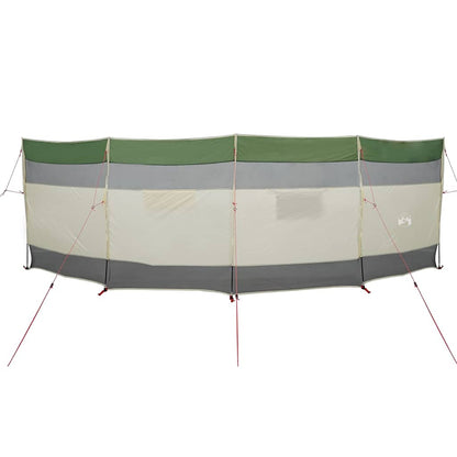 Vindskjerm for camping grønn 510x153 cm vanntett