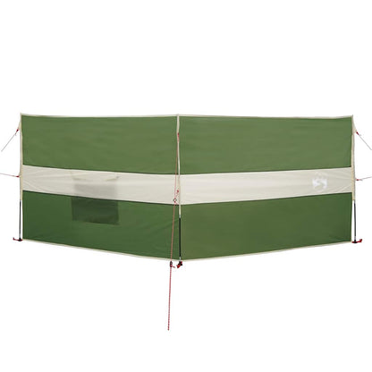 Vindskjerm for camping grønn 344x120 cm vanntett