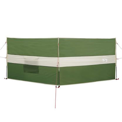 Vindskjerm for camping grønn 344x120 cm vanntett