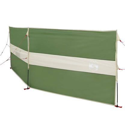 Vindskjerm for camping grønn 344x120 cm vanntett