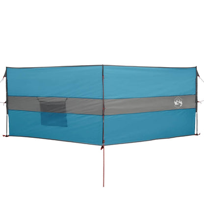 Vindskjerm for camping blå 344x120 cm vanntett