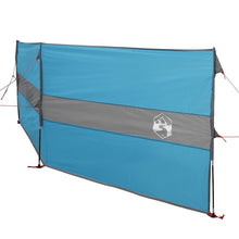 Vindskjerm for camping blå 344x120 cm vanntett