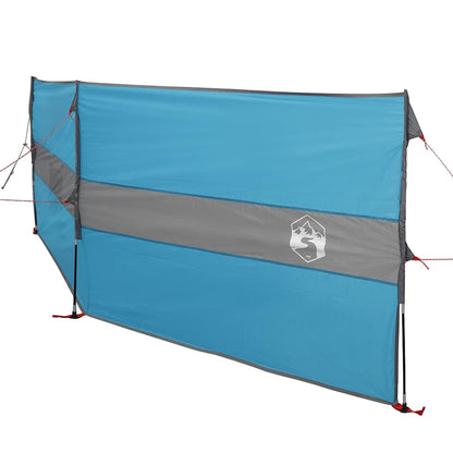 Vindskjerm for camping blå 344x120 cm vanntett