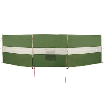 Vindskjerm for camping grønn 490x123 cm vanntett