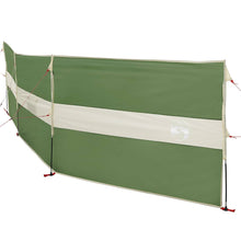 Vindskjerm for camping grønn 490x123 cm vanntett