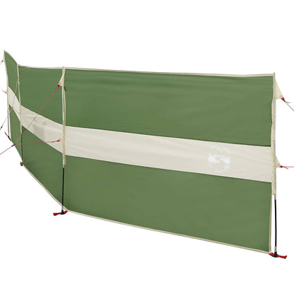 Vindskjerm for camping grønn 490x123 cm vanntett