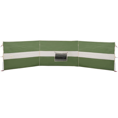 Vindskjerm for camping grønn 490x123 cm vanntett