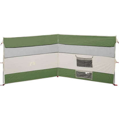 Vindskjerm for camping grønn 340x130 cm vanntett