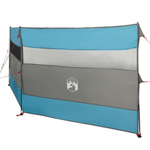 Vindskjerm for camping blå 340x130 cm vanntett