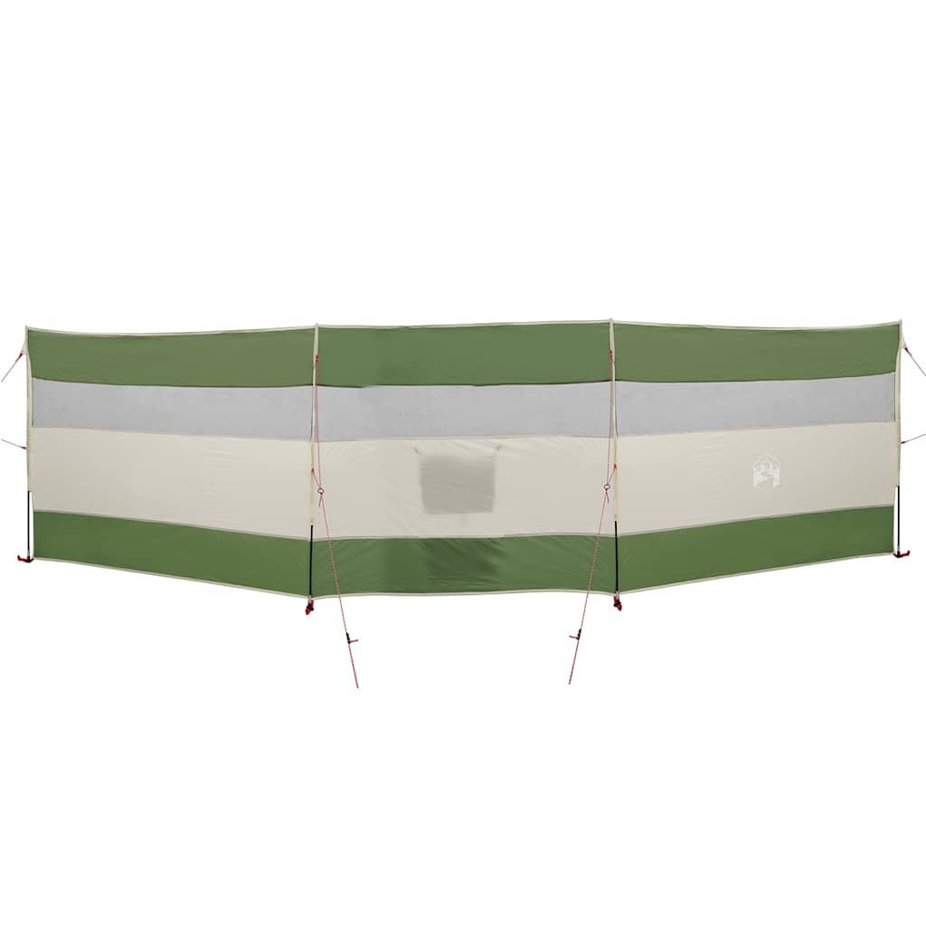 Vindskjerm for camping grønn 508x130 cm vanntett