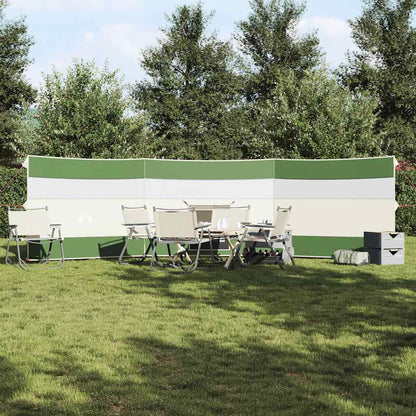 Vindskjerm for camping grønn 508x130 cm vanntett
